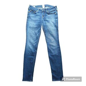 True Religion Women's Jeans Color Blue Size 28 Style Number Stella Mid-Rise